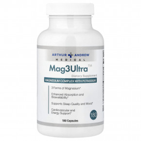 Arthur Andrew Medical, Mag3Ultra®, 180 капсул - подробнее Arthur Andrew Medical, Mag3Ultra®, 180 капсул - описание
