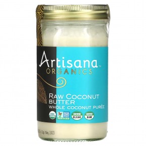 Artisana, органический продукт, необработанное кокосовое масло, 397 г (14 унций) в Москве - eco-herb.ru | фото