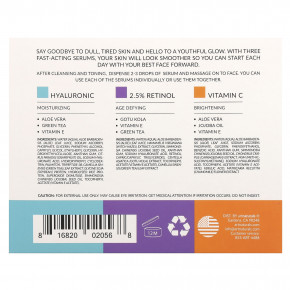 artnaturals, три сыворотки, набор из 3 средств по 29,5 мл (1 жидк. унция) в Москве - eco-herb.ru | изображение artnaturals, три сыворотки, набор из 3 средств по 29,5 мл (1 жидк. унция) в Москве - eco-herb.ru | фото