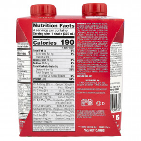 Atkins, Strong, высокопротеиновый коктейль, ваниль, 4 коктейля, 325 мл (11 жидк. Унций) в Москве - eco-herb.ru | изображение Atkins, Strong, высокопротеиновый коктейль, ваниль, 4 коктейля, 325 мл (11 жидк. Унций) в Москве - eco-herb.ru | фото