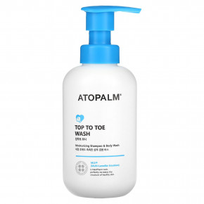 Atopalm, Top to Toe Wash, увлажняющий шампунь и гель для душа, 300 мл (10,1 жидк. унции) - описание | фото