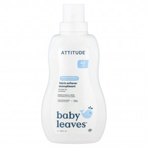 ATTITUDE, Baby Leaves™, кондиционер для белья, успокаивающая ромашка, 40 стирок, 1 л (33,8 жидк. унции) - описание