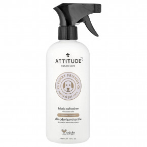 ATTITUDE, Furry Friends, Natural Pet Care, освежитель тканей, лаванда, 473 мл (16 жидк. унц.) - описание | фото