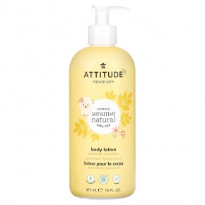 ATTITUDE, Oatmeal Sensitive, натуральный лосьон для тела, без запаха, 473 мл (16 жидк. Унций) в Москве - eco-herb.ru | фото