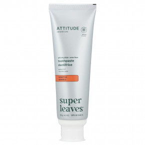 ATTITUDE, Super Leaves ™, зубная паста для чувствительной кожи, мята, 120 г (4,2 унции) - описание | фото