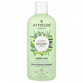ATTITUDE, Super Leaves™ Science, пенка для стирки, листья оливкового дерева, 473 мл (16 жидк. унций) - описание | фото