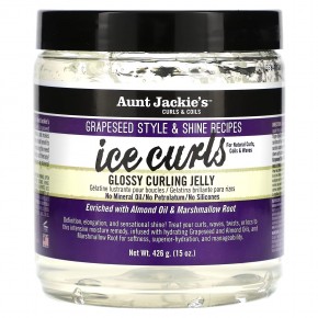 Aunt Jackie's Curls & Coils, Ice Curls, Glossy Curling Jelly, 15 oz (426 g) в Москве - eco-herb.ru | фото