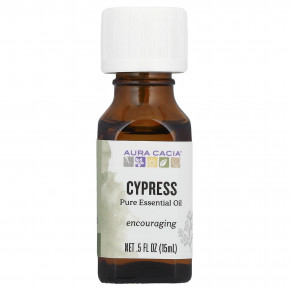 Aura Cacia, 100% чистое эфирное масло, кипарис, 15 мл (0,5 жидк. унции) - подробнее Aura Cacia, 100% чистое эфирное масло, кипарис, 15 мл (0,5 жидк. унции) - описание