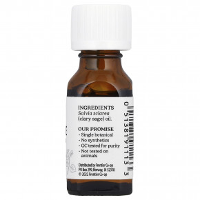 Aura Cacia, 100%-ные эфирные масла, мускатный шалфей, регулирует водно-солевой баланс, 0,5 жидких унций (15 мл) в Москве - eco-herb.ru | фото