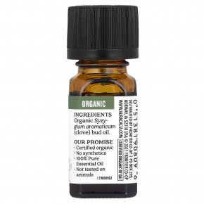 Aura Cacia, чистое эфирное масло, бутоны органической гвоздики, 7,4 мл (0,25 жидк. унции) в Москве - eco-herb.ru | фото