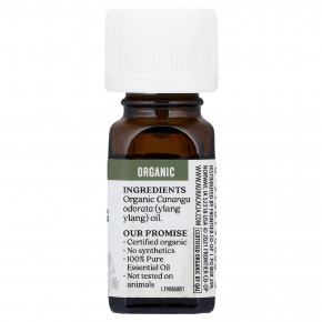 Aura Cacia, Чистое эфирное масло, полный органический иланг-иланг, 7,4 мл (0,25 жидк. унц.) в Москве - eco-herb.ru | фото
