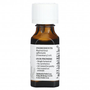 Aura Cacia, чистое эфирное масло, розмарин, 15 мл (0,5 жидк. унции) в Москве - eco-herb.ru | фото