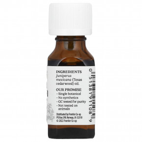 Aura Cacia, чистое эфирное масло, техасский кедр, 15 мл (0,5 жидк. унции) в Москве - eco-herb.ru | фото