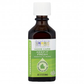 Aura Cacia, Home Care, смесь эфирных масел, Keep It Fresh, 59 мл (2 жидк. унц.) - описание | фото