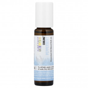 Aura Cacia, шариковая смесь эфирных масел, охлаждающая, перечная мята, 9,2 мл (0,31 жидк. унции) в Москве - eco-herb.ru | фото