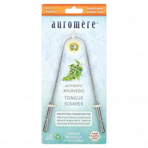 Auromere, Authentic Ayurvedic, скребок для языка, 1 скребок в Москве - eco-herb.ru | фото