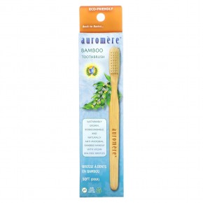 Auromere, Bamboo Toothbrush, Soft , 1 Toothbrush в Москве - eco-herb.ru | фото