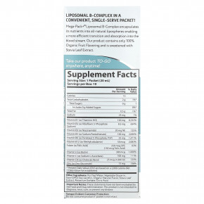 Aurora Nutrascience, Липосомальный комплекс витаминов группы B, 10 пакетиков по 20 мл (0,68 жидк. Унции) в Москве - eco-herb.ru | фото