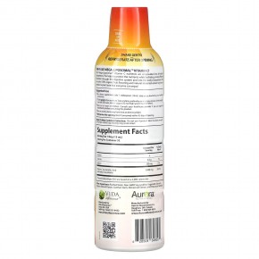 Aurora Nutrascience, Mega-Liposomal Vitamin C, органический фруктовый вкус, 3000 мг, 480 мл (16 жидк. унций) в Москве - eco-herb.ru | фото