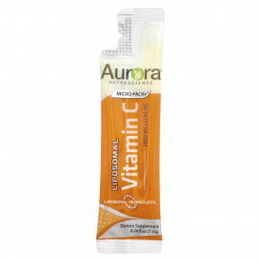 Aurora Nutrascience, Micro-Pack+®, липосомальный витамин C, 30 пакетиков по 7 мл (0,24 жидк. унции) в Москве - eco-herb.ru | фото