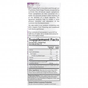 Aurora Nutrascience, Nano-Liposomal®, глутатион, смесь для липосомальных напитков, 10 пакетиков по 9 г (0,32 унции) в Москве - eco-herb.ru | фото