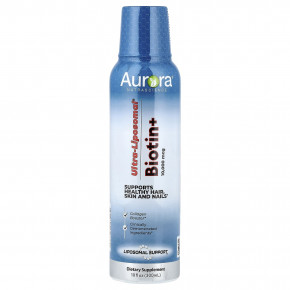 Aurora Nutrascience, Ultra-Liposomal®, биотин+, 300 мл (10 жидк. унций) - описание | фото