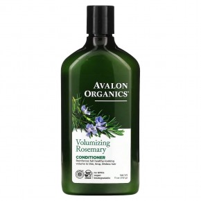 Avalon Organics, кондиционер, для увеличения объема волос, розмарин, 312 г (11 унций) - описание