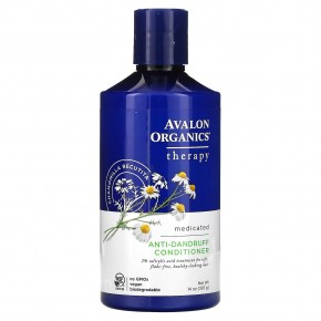 Avalon Organics, кондиционер против перхоти, с ромашкой аптечной, 397 мл (14 жидк. унций) в Москве - eco-herb.ru | фото