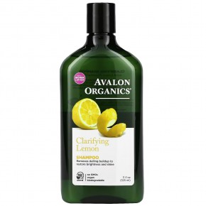 Avalon Organics, очищающий шампунь, лимон, 325 мл (11 жидк. унций) в Москве - eco-herb.ru | фото