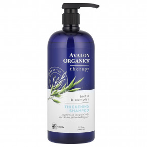 Avalon Organics, Шампунь для густоты волос, комплекс с биотином группы B, 946 мл (32 жидк. унц.) - описание | фото