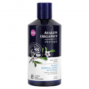Avalon Organics, шампунь для нормализации состояния кожи головы, чайное дерево и мята, 414 мл (14 жидк. унций) в Москве - eco-herb.ru | фото