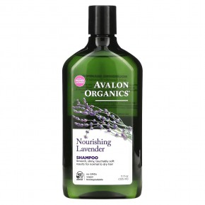 Avalon Organics, шампунь для нормальных и сухих волос, питательная лаванда, 325 мл (11 жидк. унций) - описание