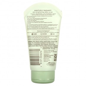 Aveeno, Positively Radiant, осветляющий скраб, для всех типов кожи, 140 г (5 унций) в Москве - eco-herb.ru | фото