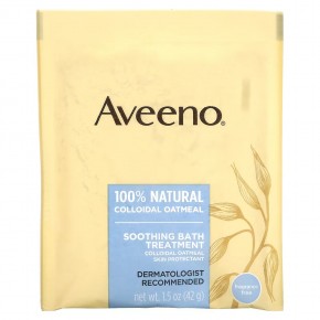 Aveeno, Active Naturals, успокаивающее средство для ванны, без запаха, 8 пакетиков для ванны одноразового применения, 42 г (1,5 унции) каждый. в Москве - eco-herb.ru | фото