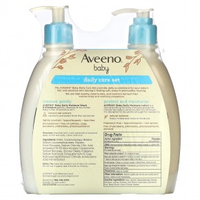 Aveeno, Набор для ежедневного ухода для малышей, набор из 2 предметов в Москве - eco-herb.ru | фото