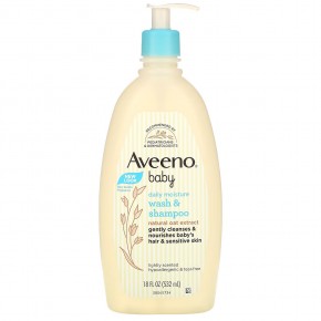 Aveeno, детское увлажняющее средство для мытья тела и шампунь, с легким запахом, 532 мл (18 жидк. унций) в Москве - eco-herb.ru | изображение Aveeno, детское увлажняющее средство для мытья тела и шампунь, с легким запахом, 532 мл (18 жидк. унций) в Москве - eco-herb.ru | фото