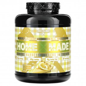 Axe & Sledge Supplements, Home Made, заменитель пищи, лимонный пирог с кремом, 2925 г (6,45 фунта) - описание | фото