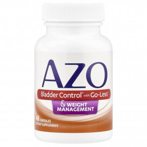 AZO, Bladder Control® с функцией Go-Less® и контролем веса, 48 капсул в Москве - eco-herb.ru | фото