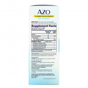 Azo, Complete Feminine Balance®, пробиотик для ежедневного приема, 60 капсул в Москве - eco-herb.ru | фото
