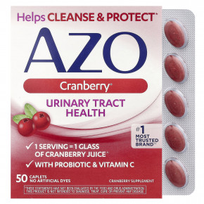 AZO, Cranberry®, добавка для здоровья мочевыводящих путей, 50 капсул в Москве - eco-herb.ru | фото