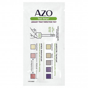 AZO, Test Strips®, тест на инфекцию мочевыводящих путей, 3 полоски для самопроверки в Москве - eco-herb.ru | изображение AZO, Test Strips®, тест на инфекцию мочевыводящих путей, 3 полоски для самопроверки в Москве - eco-herb.ru | фото