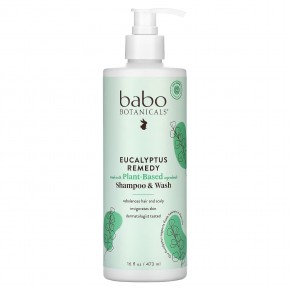 Babo Botanicals, Eucalyptus Remedy Shampoo & Wash, 16 fl oz (473 ml) в Москве - eco-herb.ru | фото