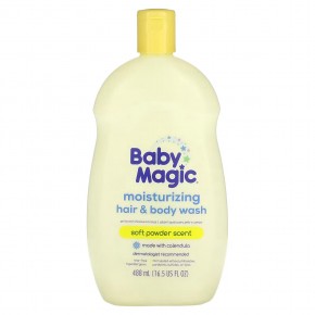 Baby Magic, Moisturizing Hair & Body Wash, Soft Powder , 16.5 fl oz (488 ml) в Москве - eco-herb.ru | фото