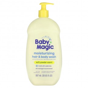 Baby Magic, Moisturizing Hair & Body Wash, Soft Powder, 30 fl oz (887 ml) в Москве - eco-herb.ru | фото