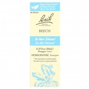 Bach, Original Flower Remedies, бук, 10 мл (0,35 жидк. унции) - подробнее Bach, Original Flower Remedies, бук, 10 мл (0,35 жидк. унции) - описание