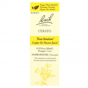 Bach, Original Flower Remedies, Cerato, 10 мл (0,35 жидк. унции) - описание
