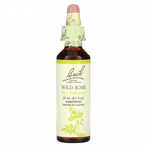 Bach, Original Flower Remedies, дикая роза, 20 мл (0,7 жидк. унц.) - подробнее Bach, Original Flower Remedies, дикая роза, 20 мл (0,7 жидк. унц.) - описание