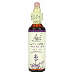 Bach, Original Flower Remedies, фиолетовая вода, 20 мл (0,7 жидк. унц.) - подробнее Bach, Original Flower Remedies, фиолетовая вода, 20 мл (0,7 жидк. унц.) - описание