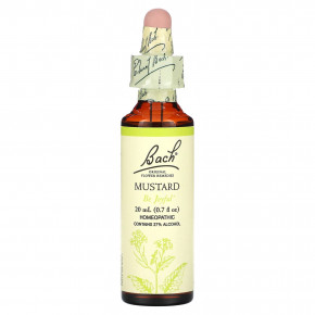 Bach, Original Flower Remedies, горчица, 20 мл (0,7 жидк. унц.) - подробнее Bach, Original Flower Remedies, горчица, 20 мл (0,7 жидк. унц.) - описание