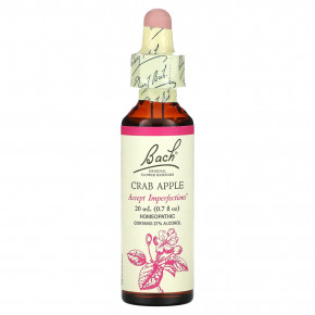 Bach, Original Flower Remedies, крабовое яблоко, 20 мл (0,7 жидк. унц.) - подробнее Bach, Original Flower Remedies, крабовое яблоко, 20 мл (0,7 жидк. унц.) - описание